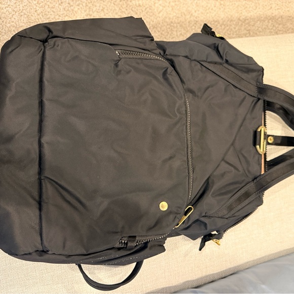 Pacsafe Black Backpack with Gold Details - Picture 3 of 10